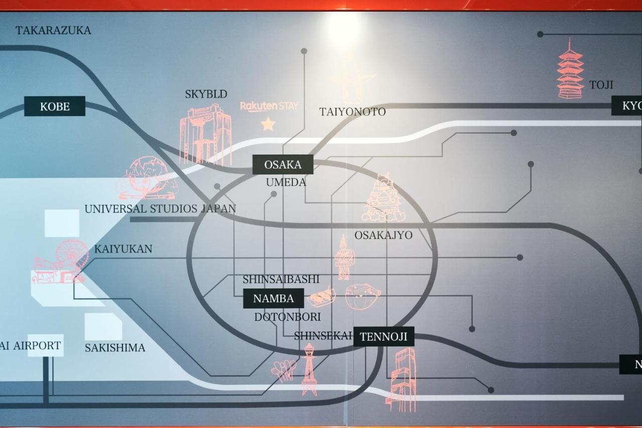 Rakuten Stay Osaka Station North Deluxe Fourth Zewnętrze zdjęcie
